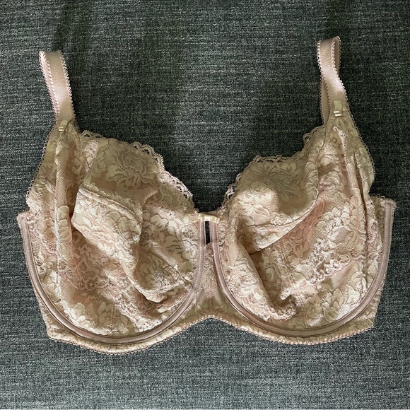 Pour Moi lace bra in blush size UK 32J - Picture 10 of 16